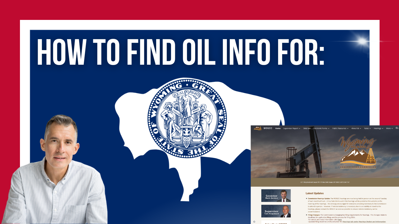 You are currently viewing MRP 240:  How to Find Oil & Gas Info for Wyoming