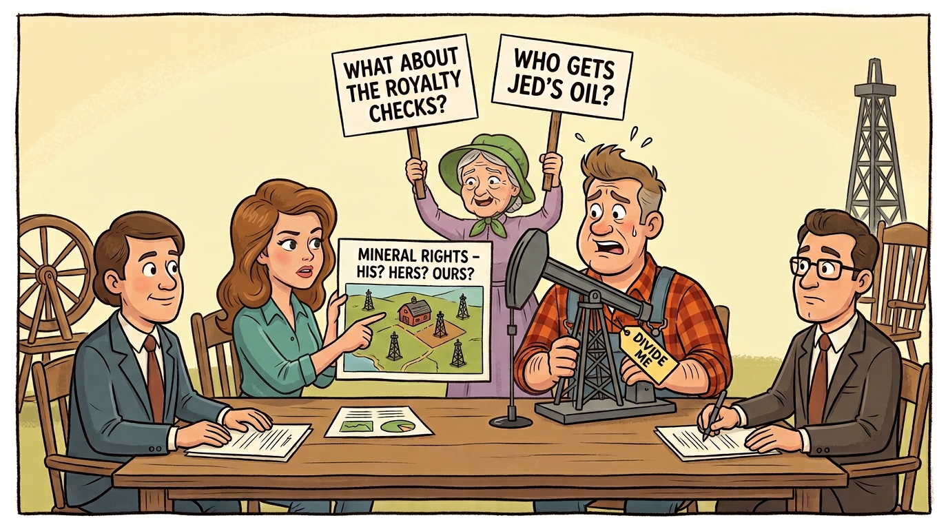 You are currently viewing MRP 350:  What Happens to Your Mineral Rights in a Divorce? A State-by-State Guide